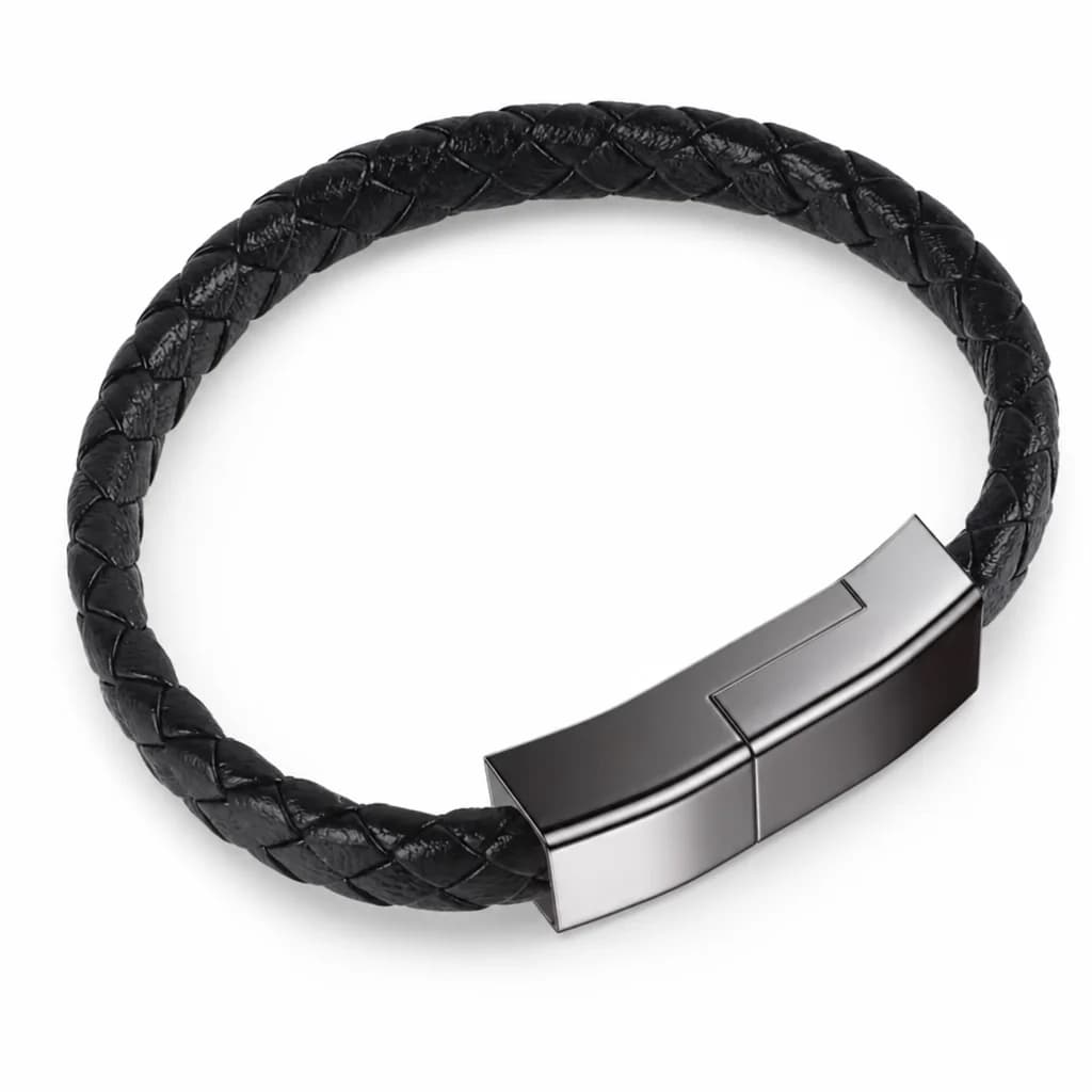 Chargelet bracelet charger worn on the wrist
